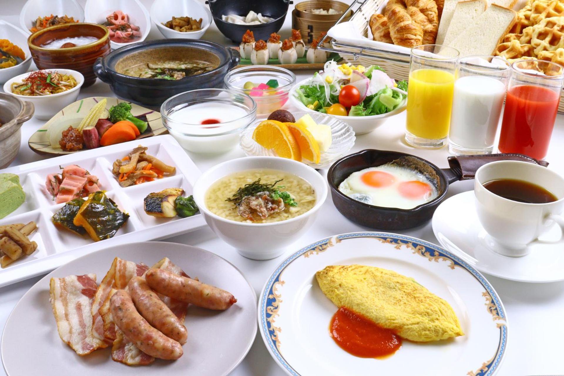 Miyako Hotel Gifu Nagaragawa Ngoại thất bức ảnh A Japanese breakfast