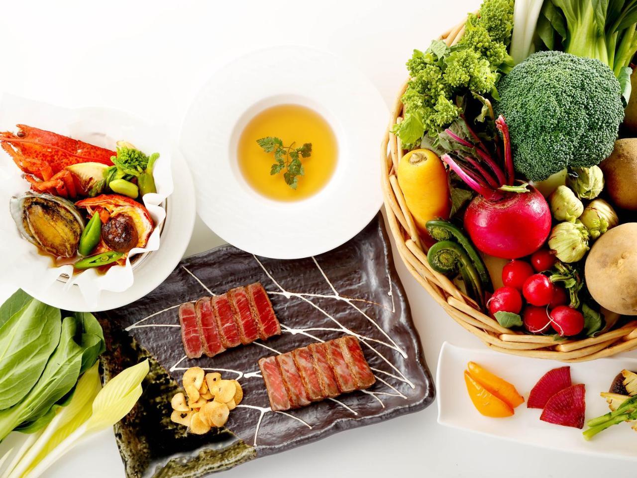 Miyako Hotel Gifu Nagaragawa Ngoại thất bức ảnh A selection of food